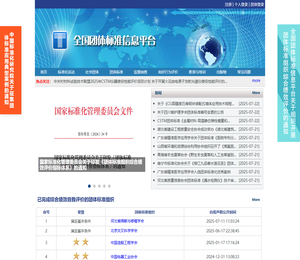 全国团体标准信息平台