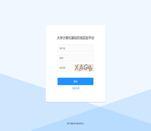 大学计算机基础在线实验平台