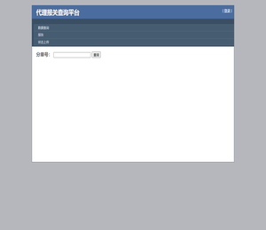 代理报关查询平台