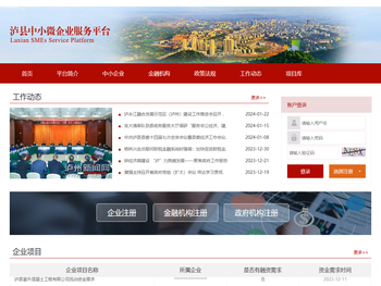 泸县中小微企业服务平台