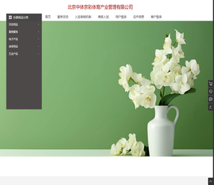 北京中体京彩体育产业管理有限公司