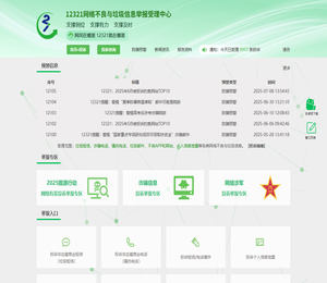 12321网络不良与垃圾信息举报受理中心