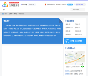 硕放街道政务服务网