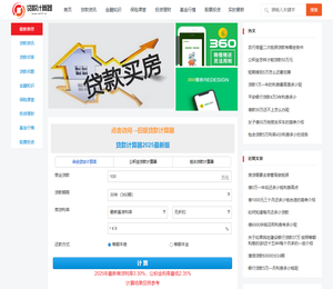 贷款计算器2025最新版