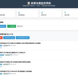政策法规监控系统