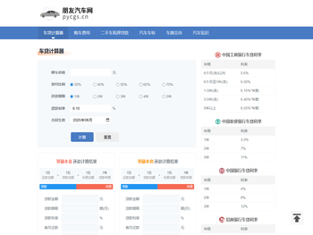车贷计算器