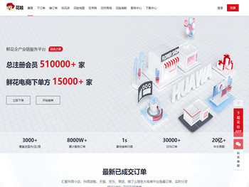 花娃·鲜花转单专业平台，全国鲜花订单分派中心，超28w家花店入驻