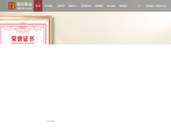 阳光新业地产股份有限公司