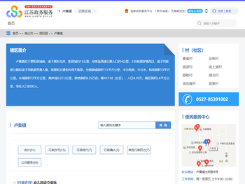 卢集镇政务服务网