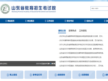山东省教育招生考试院官网