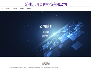 济南天清信息科技有限公司