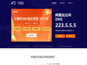 阿里公共DNS
