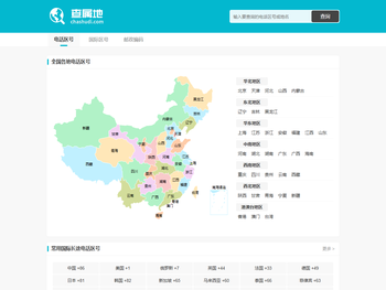 全国电话区号大全