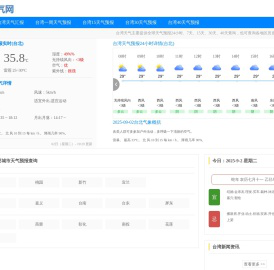 台湾天气趋势