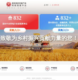 脱贫地区农副产品网络销售平台