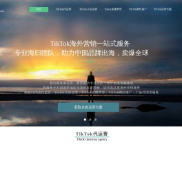 TikTok代运营服务商