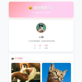 我的猫咪日记