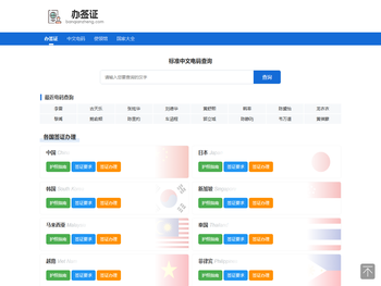 全球各国签证办理