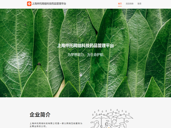 上海仲托网络科技药品管理平台