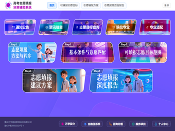 高考志愿填报决策辅助系统